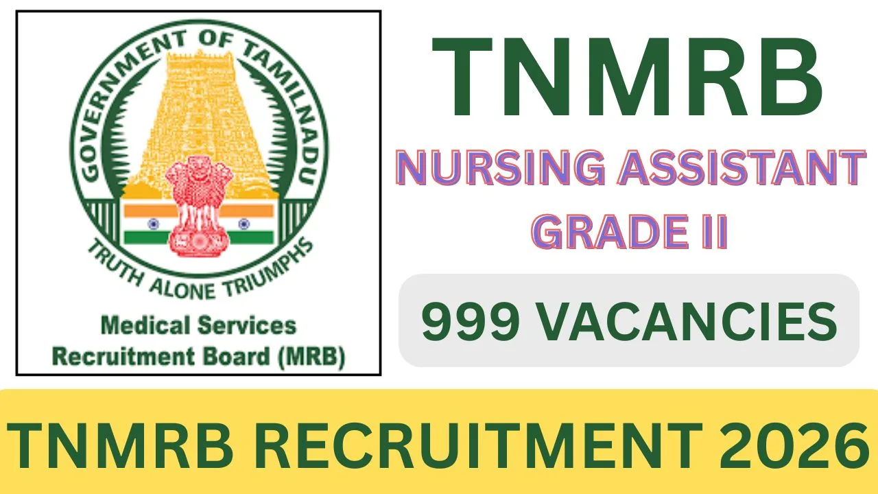 TNMRB RECRUITMENT 2026