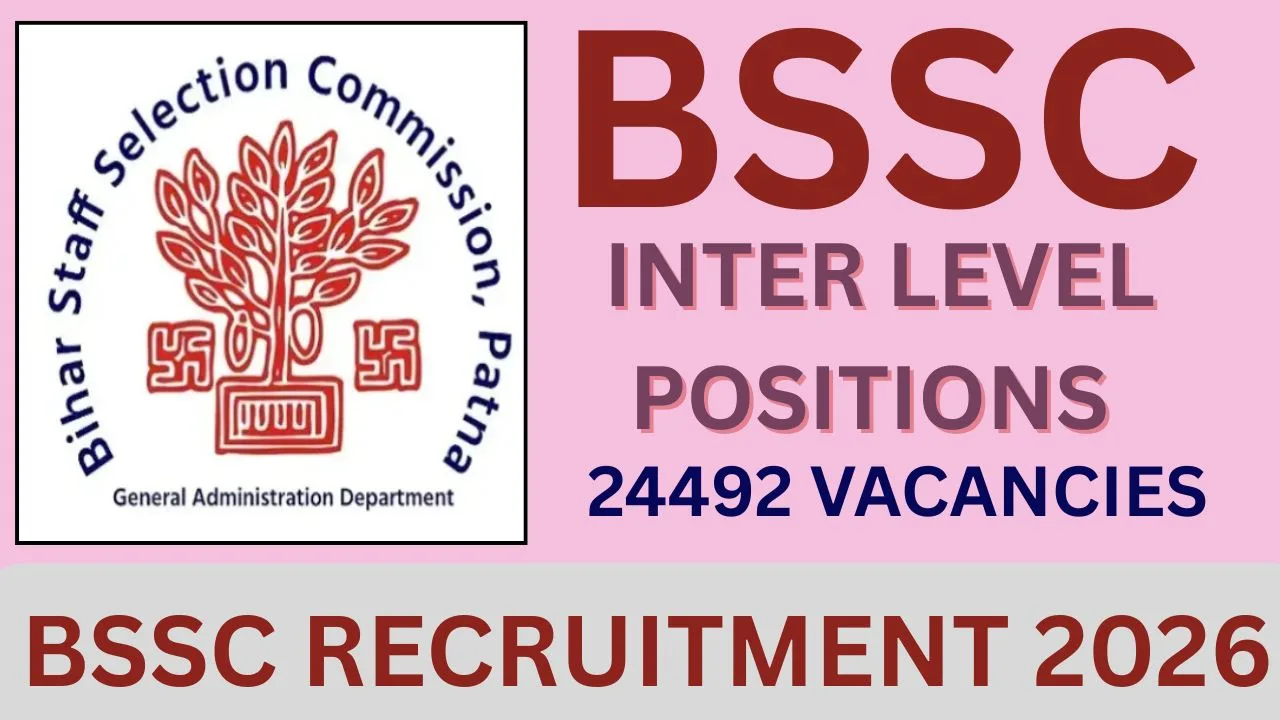 BSSC RECRUITMENT 2026